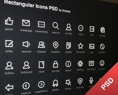 10 HIGH QUALITY FREE PSD ICON SETS FOR DESIGNER & DEVELOPER