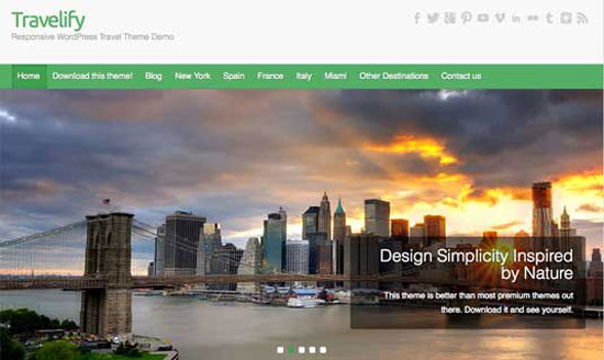 travel wordpress theme