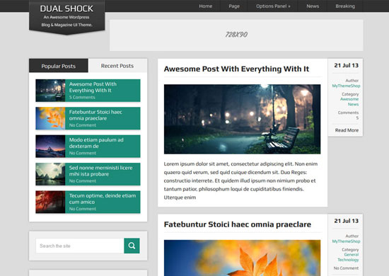 DualShock-Free-Responsive-Wordpress-Theme