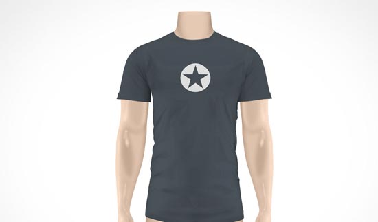 half sleeves t shirt psd