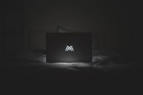 Macbook Logo Mockup