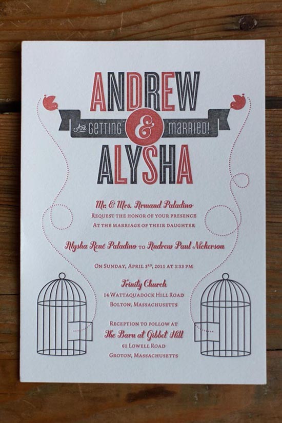 vintage wedding invitations 4