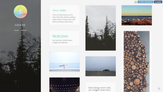 Shade – Grid Style Theme