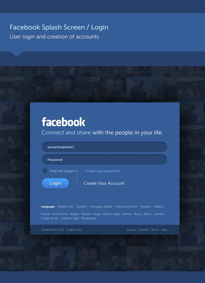 Facebook Redesign Concept by Fred Nerby