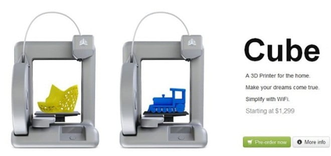 CUBE 3D HOME PRINTER