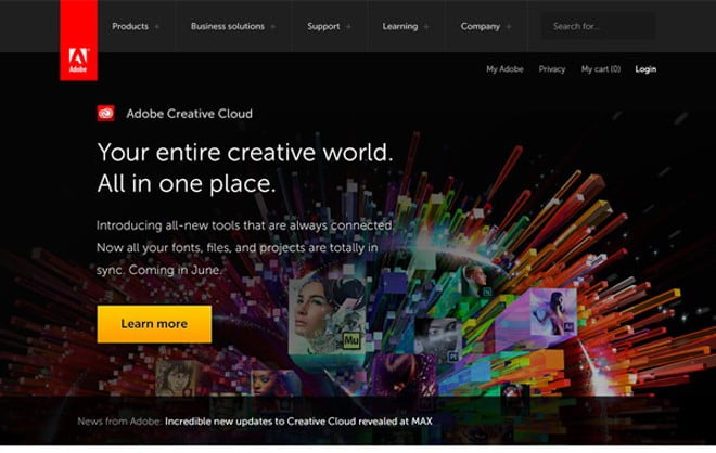 Popular Website Redesigns Concept