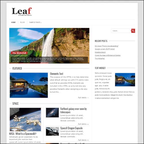 leaf-wordpress-free-theme