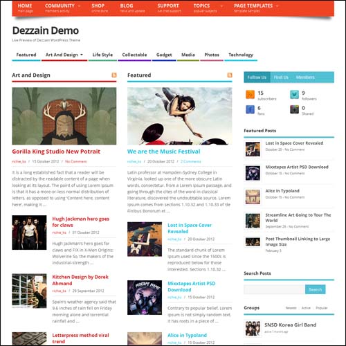 mesocolumn.free.wordpress.theme-dezzain