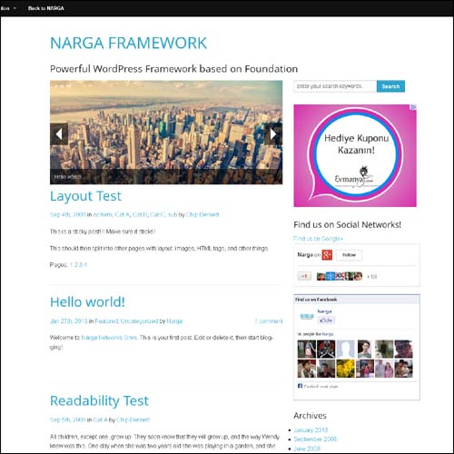 narga.framework.free.wordpress.theme