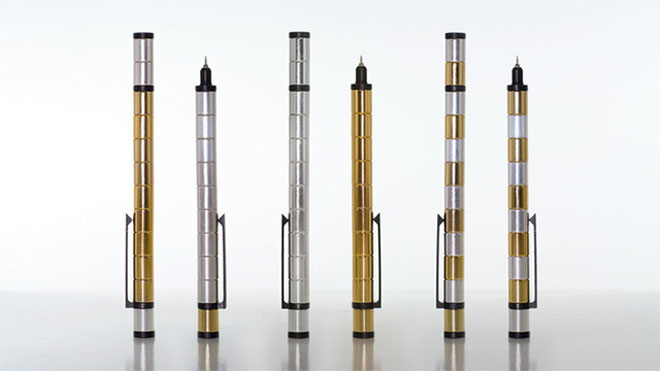 Polar: A Fun Modular Pen Made of Powerful Neodymium Magnets