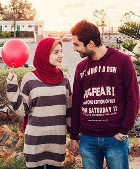 Cute and Romantic Muslim Couples