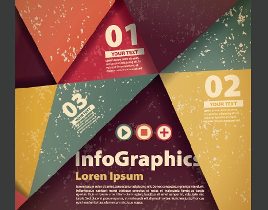 Numbered Infographics Vector 01