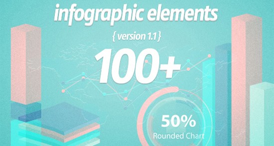 Hundred Infographic Elements (Vector)