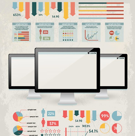 Digital Infographic set