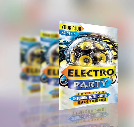 Free PSD Flyer Mock-up