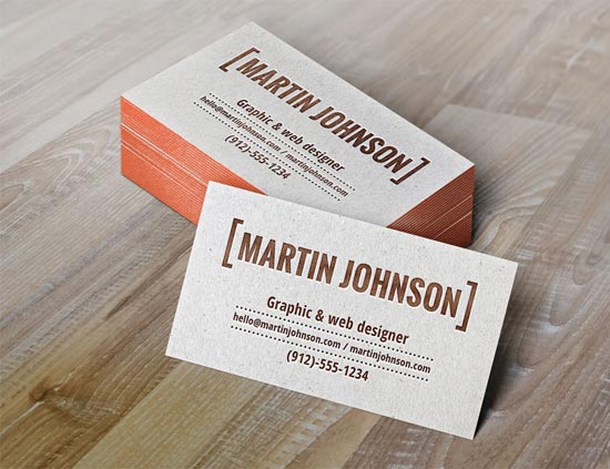 Business Card Mockups PSD