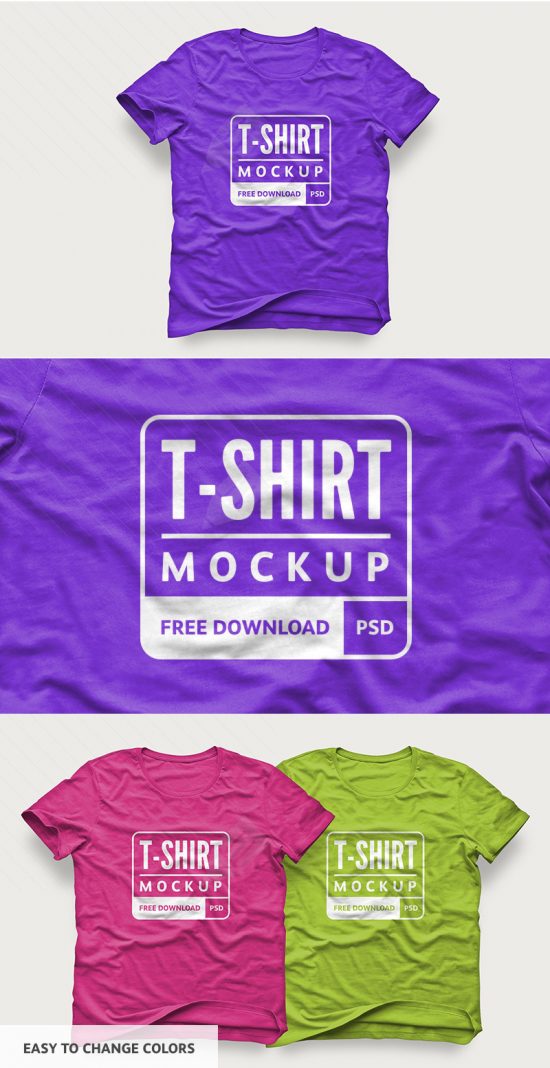 Download 95+ Free T Shirt Mockup & Psd Design Templates - 2019 - Part 2