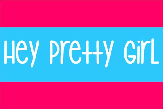 Hey-Pretty-Girl-9-free-handwritten-fonts