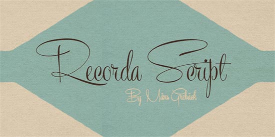 Recorda-Script-21-free-handwritten-fonts