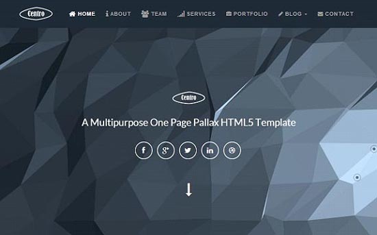 Single Page Website Template