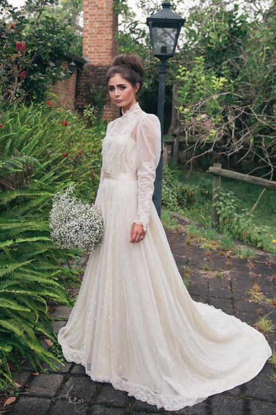 vintage inspired wedding dresses