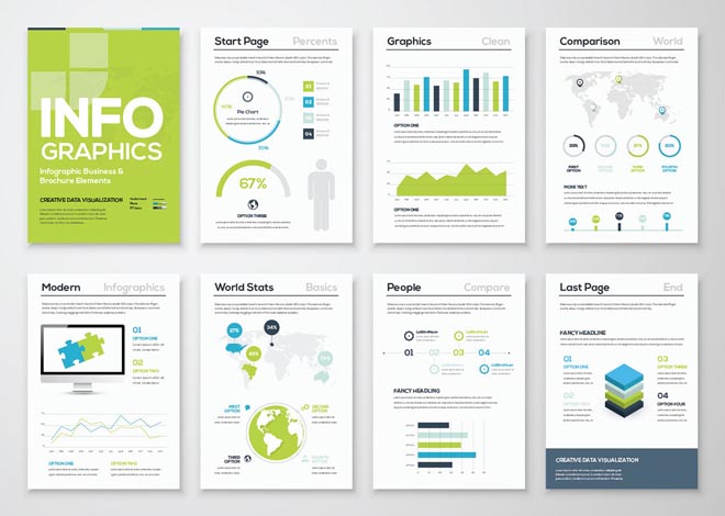 Free High Quality Infographic Brochure Template 2