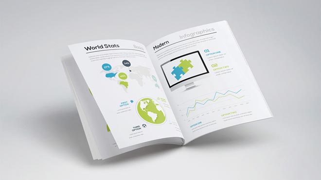 Free High Quality Infographic Brochure Template