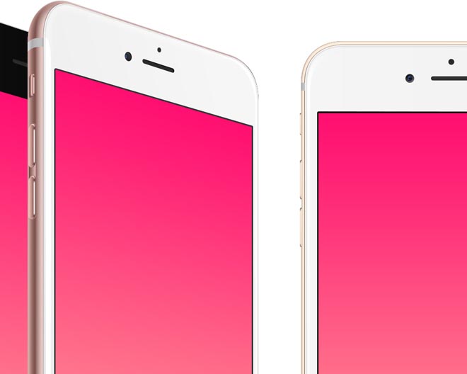 Iphone 6S Plus Vector Mockups