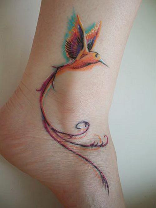 Watercolor Little Hummingbird Arm Temporary Tattoos For Women Adult Rose  Geometry Mountain Sea Fake Tattoo 3d Half Sleeve Tatoos  Temporary Tattoos   AliExpress