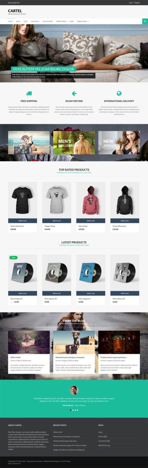 Free Woocommerce Wordpress Theme