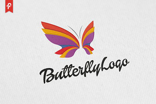 butterfly logo design