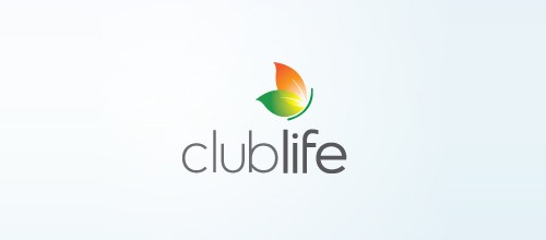 club life butterfly logo