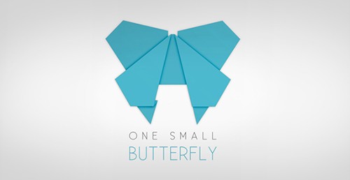 flat butterfly logos