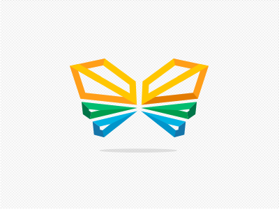 polygon butterfly logo