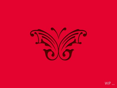 red butterfly logos