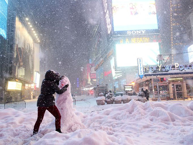 Incredible Photographs of New York City Winter Storm 2016 Blizzard -a