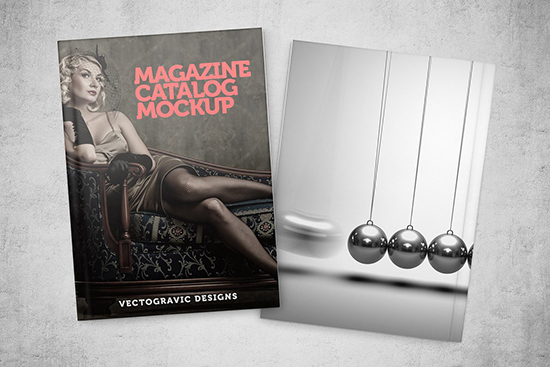 FREE MAGAZINE CATALOG MOCKUP