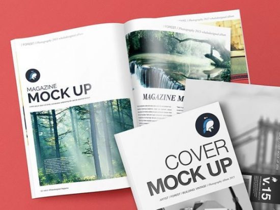 Free Mockup Magazine Cover