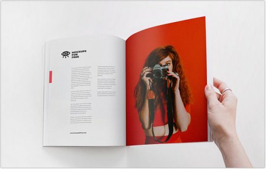 Open Magazine Mockup