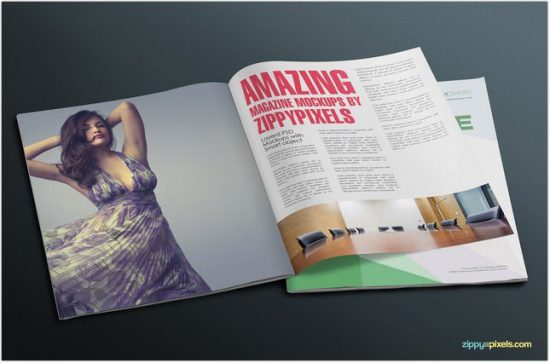 Simple and Clean Magazine Mockup Collection