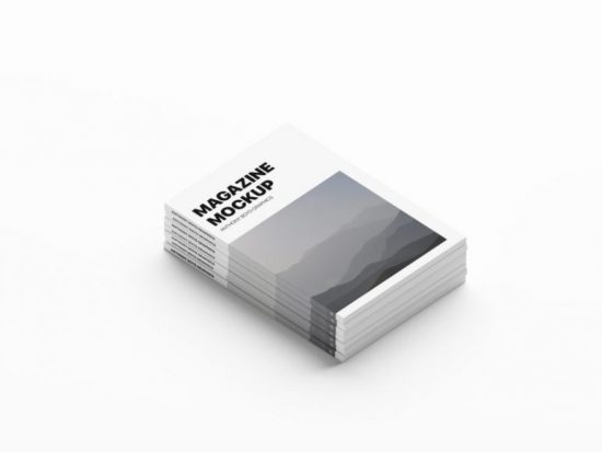 free magazine mockup