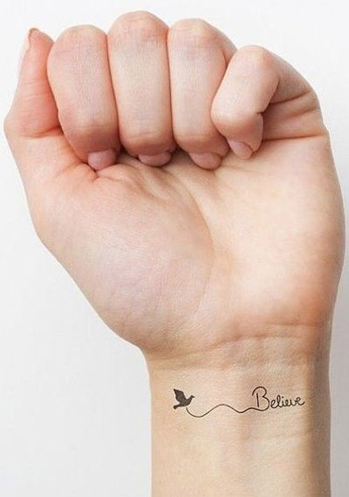 cute wrist tattoos 1