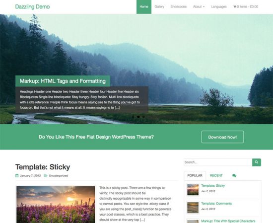 Dazzling-wordpress-minimalistic-themes