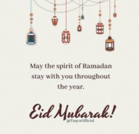 Eid Mubarak Wishes In English