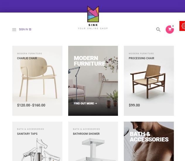 Sink - Minimal WooCommerce WordPress Theme