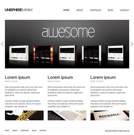 UniSphere Minim Corporate and Portfolio