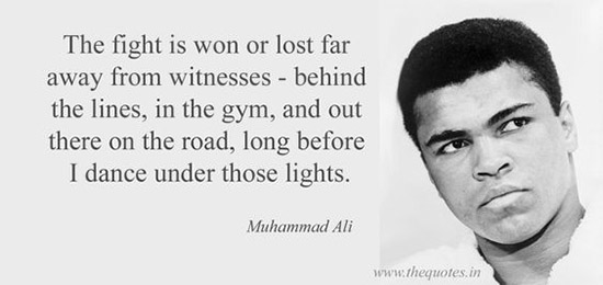 best muhammad ali sayings