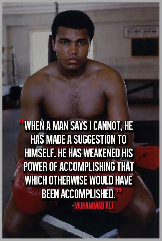 38+ Famous Motivational Muhammad Ali Champ Quotes and sayings