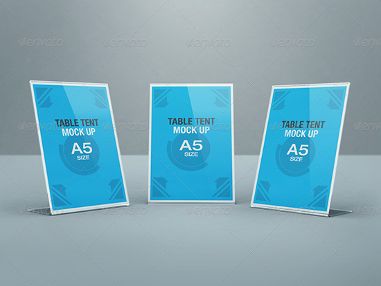 Download 20+ Table Tent Card Mockups & PSD Templates