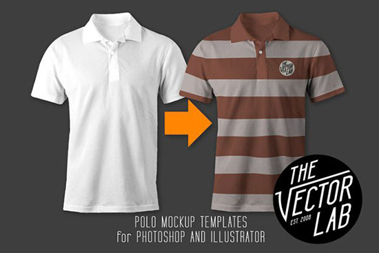 Men’s Polo Shirt Mockup Templates